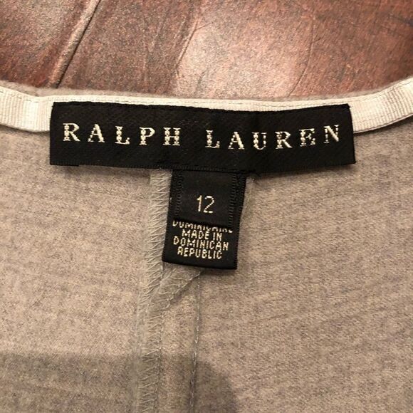 Ralph Lauren Black Label Wide Leg Side Zip Trouser Pants Size 12 - Picture 5 of 7